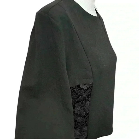 Express Black Top with Lace Details-NWT - Picture 2 of 8